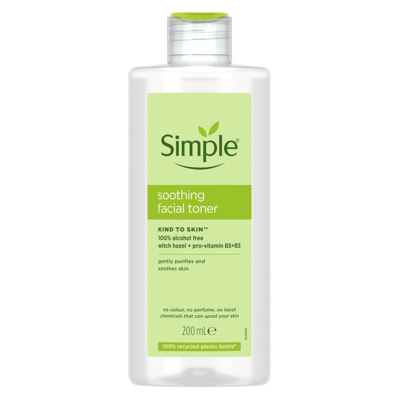Simple Kind to Skin alcohol free facial toner 200ml (British brand)