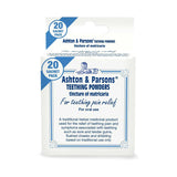 Ashton & Parsons Teething Powders 20 Sachets, imported from the UK