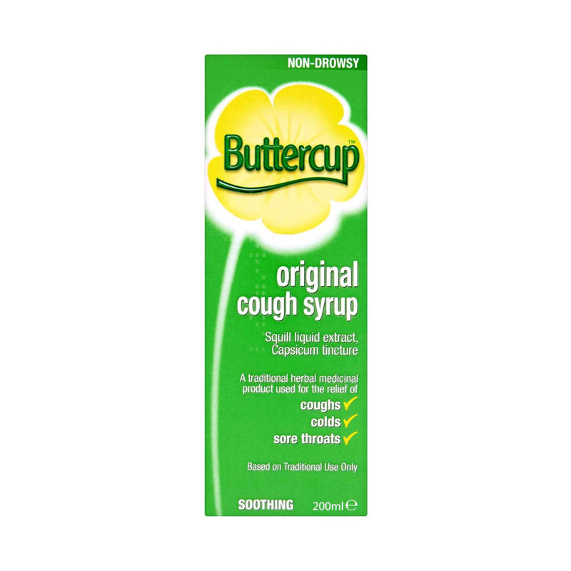 Buttercup Original Cough Syrup 200ml - British product