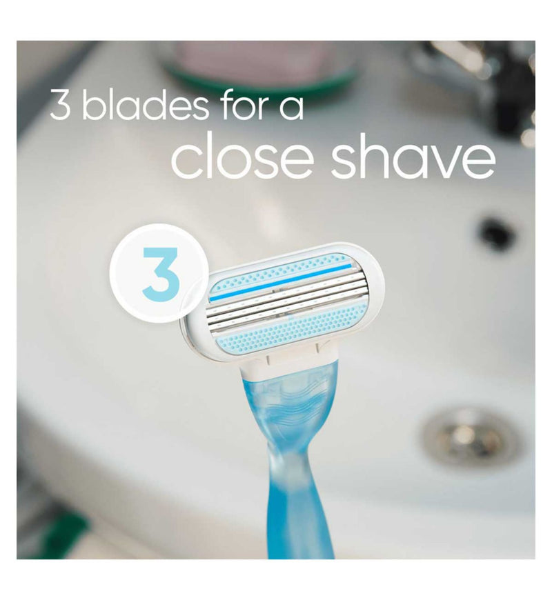 Gillette Venus Smooth 3 blade razor refills 4-pack, UK version