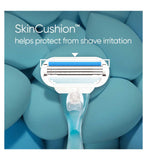 Gillette Venus Smooth 3 blade razor refills 4-pack, UK version