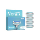 Gillette Venus Smooth 3 blade razor refills 4-pack, UK version