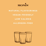 Monin Caramel Syrup 250ml, imported from the UK