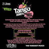 Tango Zero'd Thirst Trap sugar free drink 2L bottle, imported from the UK