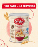 Cerelac baby cereal mixed fruits and wheat 1kg, UK version
