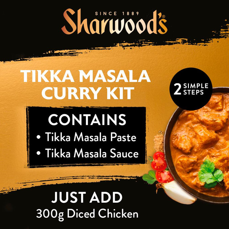 Sharwood's Tikka Masala curry sauce kit 280g - British product