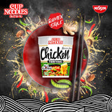 Nissin Cup Noodles 5 Spices Beef Flavour Pot 64g, imported from the UK