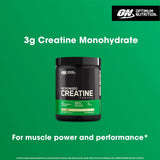 Optimum Nutrition creatine powder unflavoured 317g - British product