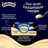 Ambrosia Madagascan vanilla custard dessert pots 2 x 120g, UK version