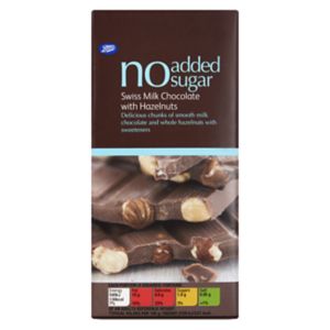 Boots Swiss Milk Chocolate Hazelnuts 100g - British product