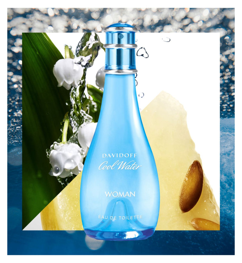 Davidoff Cool Water Woman Eau de Toilette 100ml (British brand)