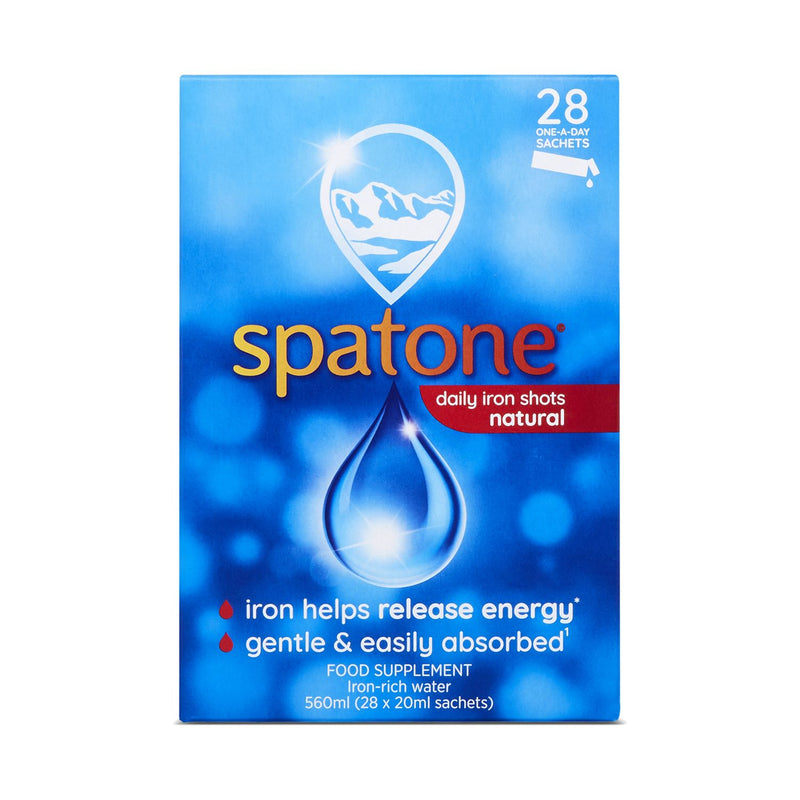 Spatone Daily Iron Shots natural 28 sachets - British product