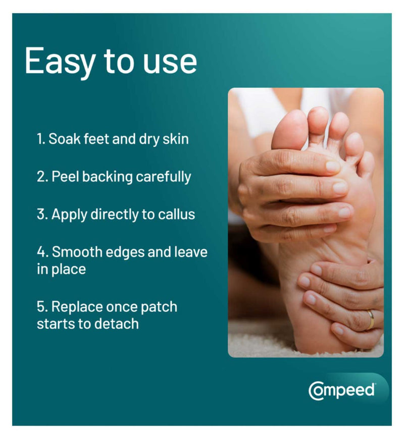 Compeed Callus Plasters Waterproof 6 - British product
