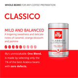 Illy espresso roasted coffee beans 250g, imported from the UK