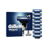 Gillette Mach3 Turbo razor blade refills 8 pack (British brand)