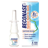Beconase hayfever relief nasal spray 100 sprays - British product