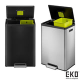 Costco UK EKO Ecocasa II Recycling Bin 20L+20L- Buy online at McGrocer