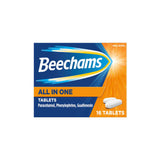 Beechams All in One Cold Flu Tablets 16s (British brand)