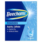 Beechams Sobres de Polvo para el Resfriado y la Gripe con Aspirina y Cafeína (Paquete de 20)
