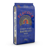 Costco UK Peacock Finest Pure Basmati Rice 20kg- Buy online at McGrocer