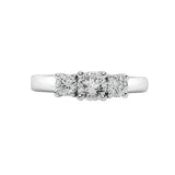 Costco 1.00ct diamond 3 stone ring in white gold - British product