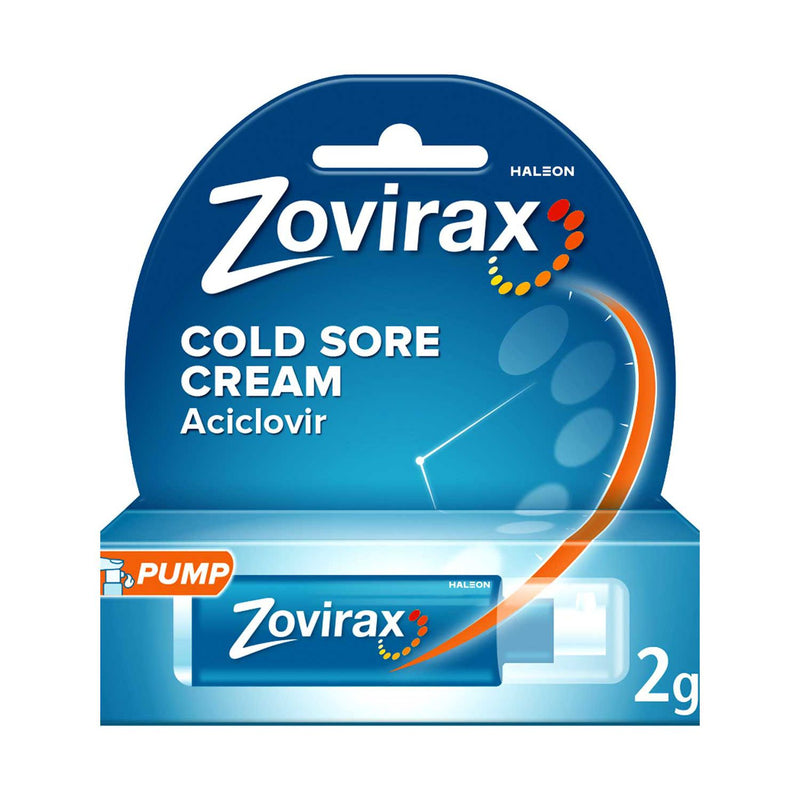 Zovirax Cold Sore Cream Aciclovir 2g (British brand)