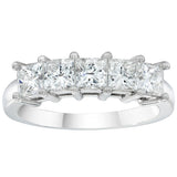 Costco princess cut 1ct diamond ring platinum size N, UK version