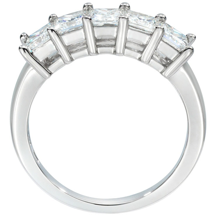 Costco princess cut 1ct diamond ring platinum size N, UK version