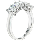 Costco princess cut 1ct diamond ring platinum size N, UK version