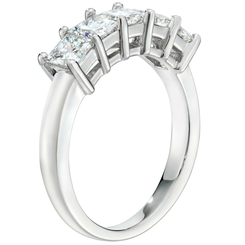 Costco princess cut 1ct diamond ring platinum size N, UK version