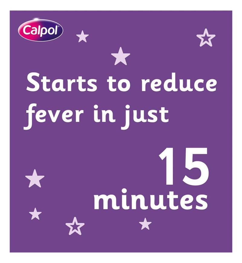 Calpol Sugar Free Infant Suspension Strawberry Flavour 12x5ml Sachets - British product