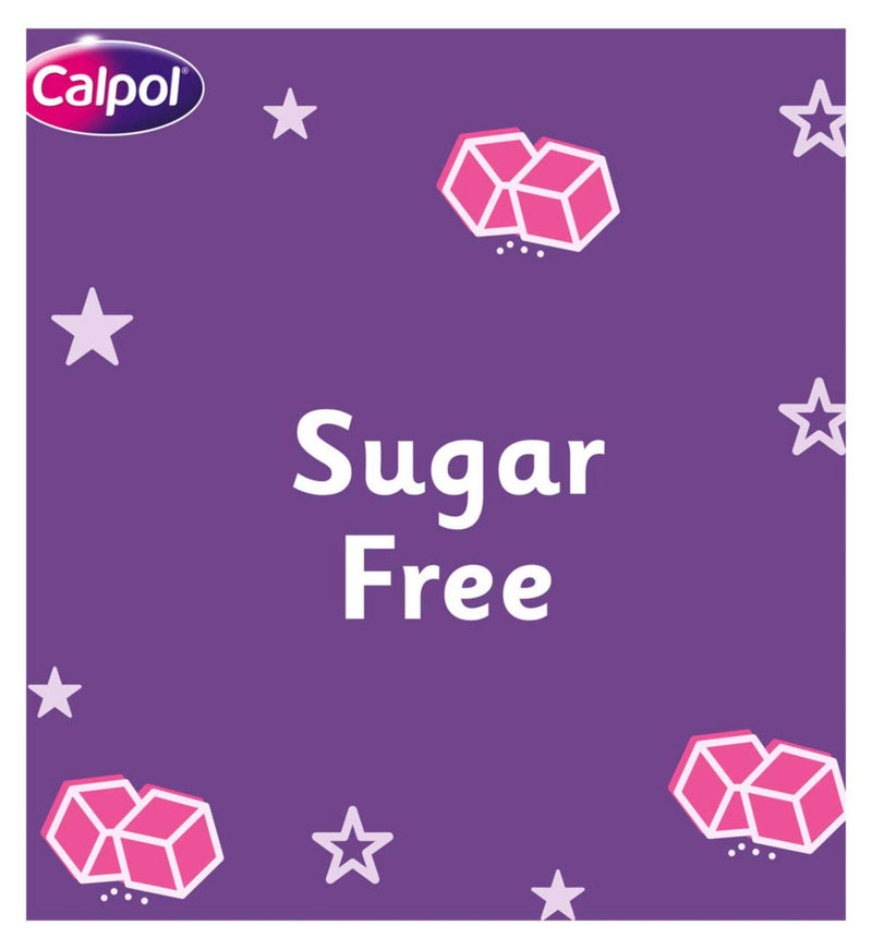Calpol Sugar Free Infant Suspension Strawberry Flavour 12x5ml Sachets - British product