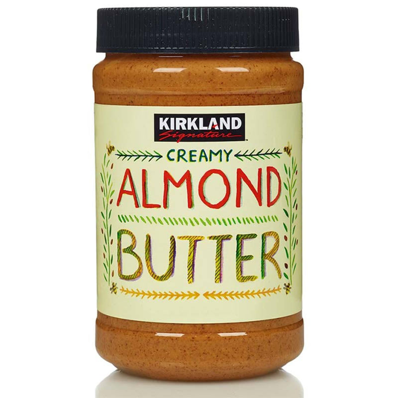 Kirkland Signature creamy almond butter 765g, UK version
