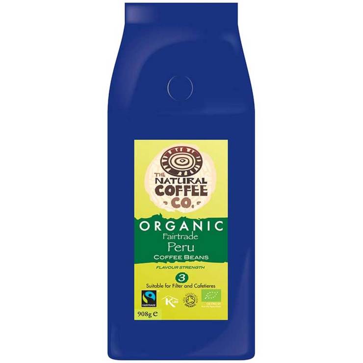 The Natural Coffee Co. Organic Peruvian Coffee 908g (British brand)