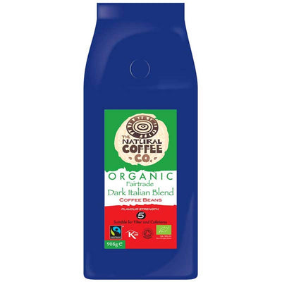 Costco UK The Natural Coffee Co. Organic Dark Italian Blend Coffee 908g- Buy online at McGrocer