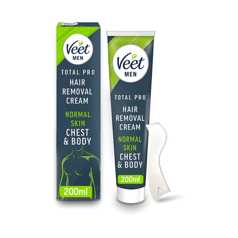 Veet men's hair removal cream chest and body 200ml, UK version