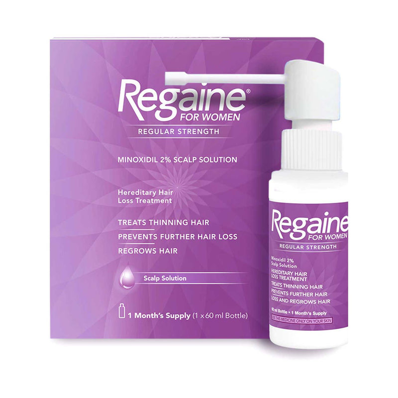Regaine hair loss treatment for women regular strength 60ml, imported from the UK