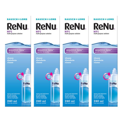 Bausch & Lomb ReNu Multi-Purpose Contact Lens Solution 4 x 240ml