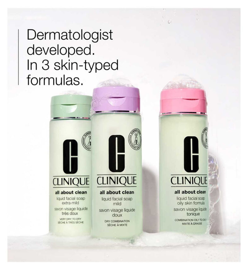 Clinique Liquid Facial Soap Mild Formula 200ml - British product