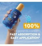 Nivea Kids Coloured Sun Cream Spray 200ml, imported from the UK