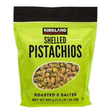 Kirkland Signature Roasted Salted Pistachios 680g, UK version
