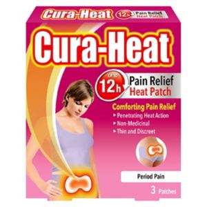 Cura-Heat Period Pain Patches 3 pack - British product