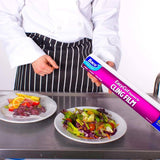 Bacofoil Easycut Cling Film with dispenser 450mm x 350m - British product