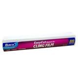 Bacofoil Easycut Cling Film with dispenser 450mm x 350m - British product