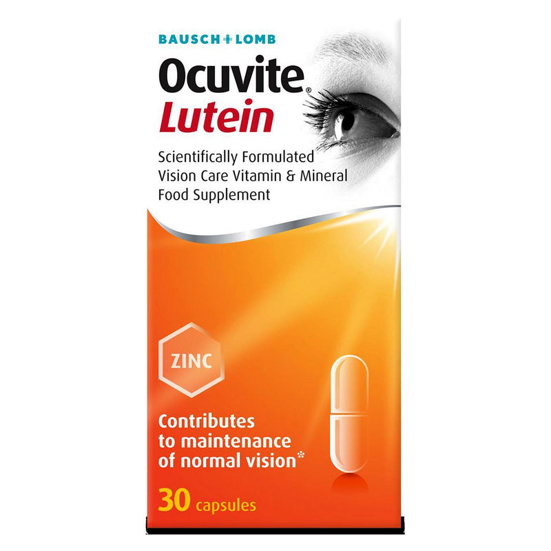 Bausch and Lomb Ocuvite Lutein Eye Care Supplement 30 Capsules - British product