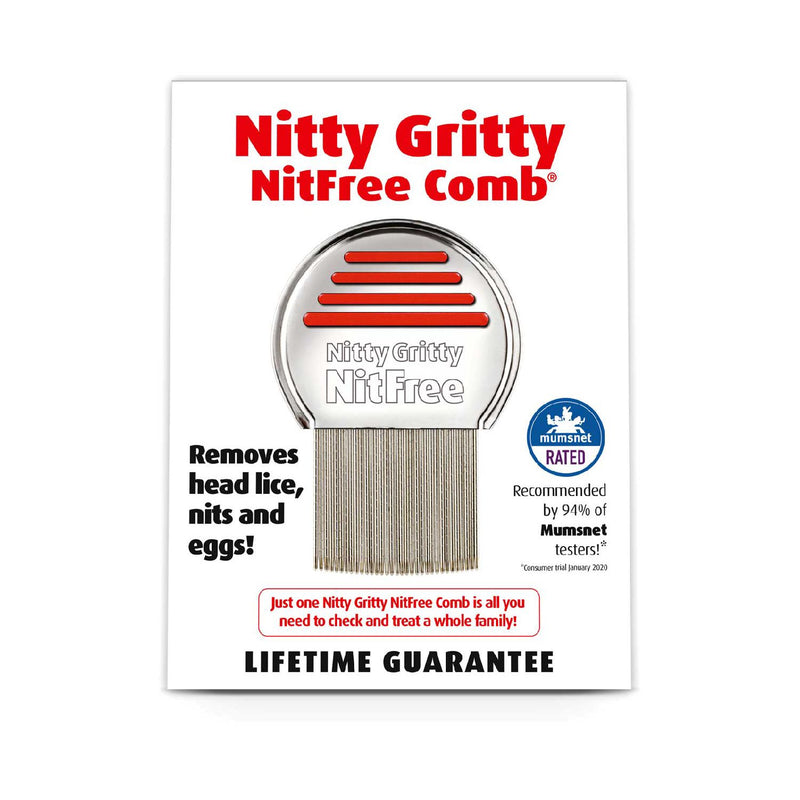 Nitty Gritty NitFree lice comb - British product
