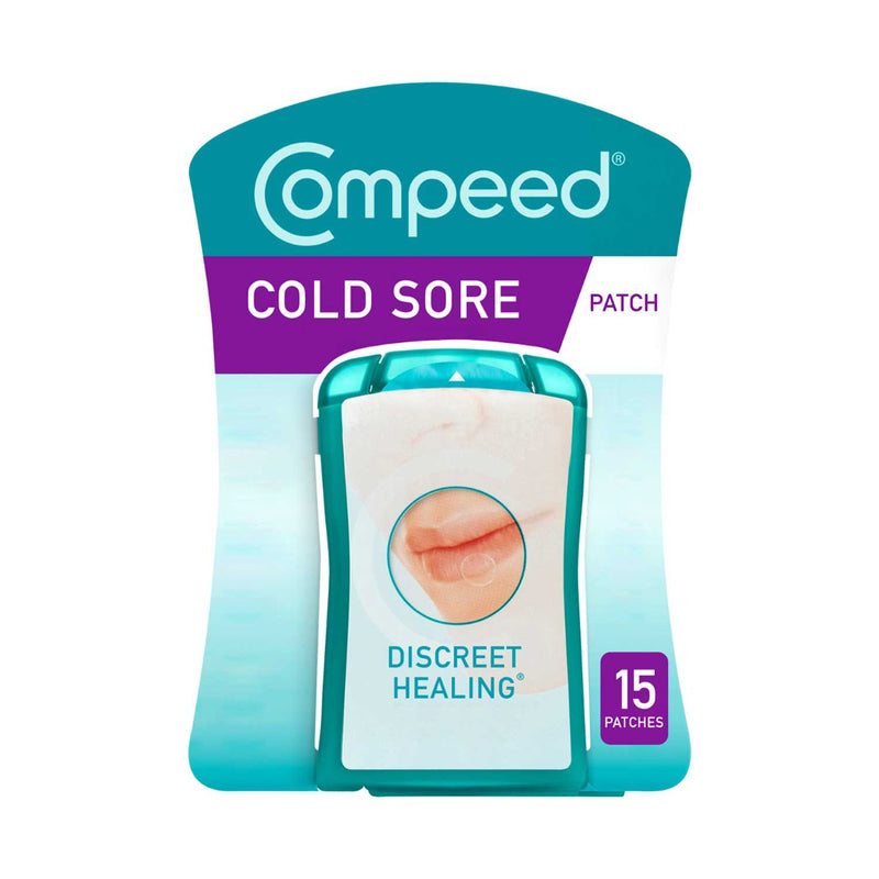 Compeed Invisible Cold Sore Patches 15 count - British product
