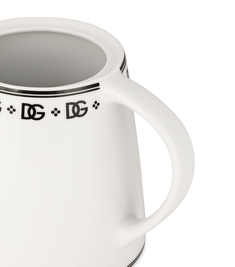 Dolce&Gabbana porcelain teapot with monogram and Art Deco design - British product