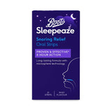 Boots Sleepeaze snoring relief oral strips 21 count - British product