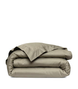 Harrods Yves Delorme Triomphe Kaki Double Duvet Cover 200cm x 200cm- Buy online at McGrocer